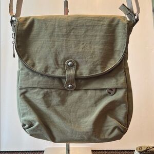 Baggallini Sage Green Nylon Crossbody Bag